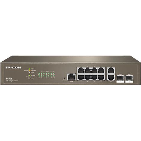 HUB Switch puertos 10 IP - COM G5312F Gigabit Ethernet (10/100/10 (1/4)