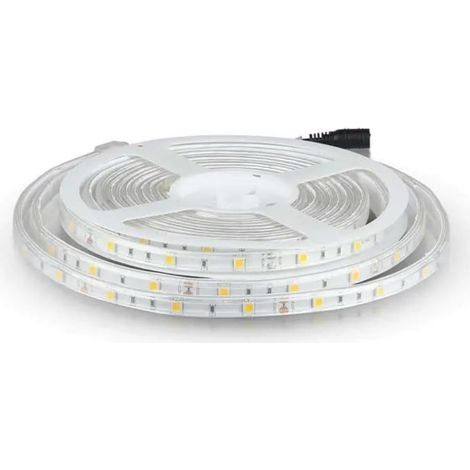 Tira LED V-TAC SMD5050 3,5 W/m 5 m 30 LED/m RGB 12 V IP65 10 mm