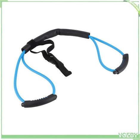 Bande de résistance - FAFEICY - 25LB - Bleu - Poignées rembourrées - Portable et pratique (1/5)
