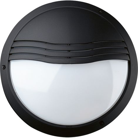 Aplique PLAFF Round Hood IP65 E27 42W Negro