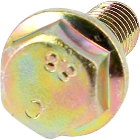 TH à Embase Crantée M6X12 Acier 8.8 Zingué Bichromaté DIN 6921 (1/2)