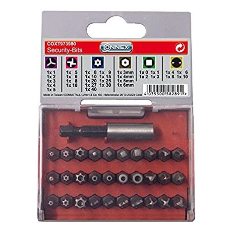 ORECA - SET INSERTI SECURITY 30 PZ. +SUPPORTO MAGNETICO (1/3)