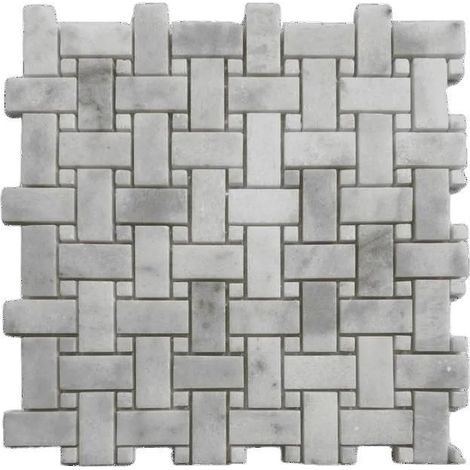 Mosaico - ALBEDO PIERRE - Mugla Bianco - Finitura Lucida - 30,5x30,5 cm - Design Contemporaneo