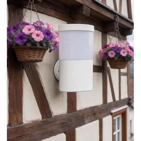 Applique extérieure Led blanche DALLAS - 230V - 1000 lumens (1/5)