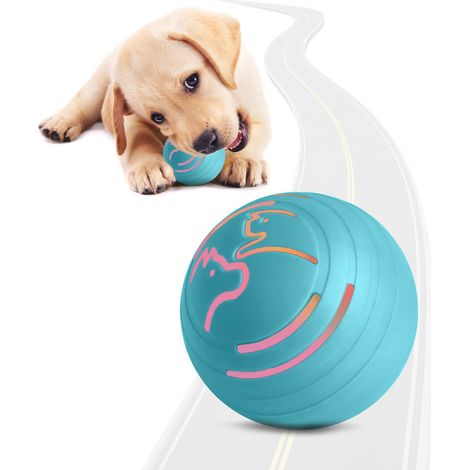 Ballspielzeug S215, interaktiver Hundeball mit Vibrationsfunktion, farbigem LED-Licht, 4 Modi, bewegt sich selbstständig, für kleine und mittelgroße Hunde, robustes TPU, 5,6 cm (2,2 Zoll), wiederaufla