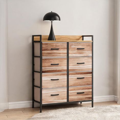 Armoire de rangement chêne en tissu non tissé 79 x 29 x 101 cm (1/5)