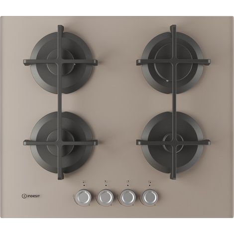 Indesit ING 61T/TD 1 Beige Integrado 60 cm Encimera de gas 4 zona(s) (1/4)