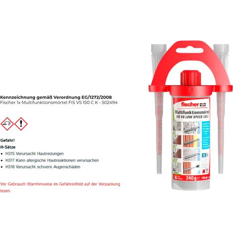 Fischer 1x mortier multifonction FIS VS 150 C K - 502494 (1/4)