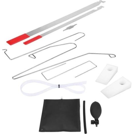 Outil de déverrouillage de porte de voiture - outils ouverts w / pompe compensée (1/4)