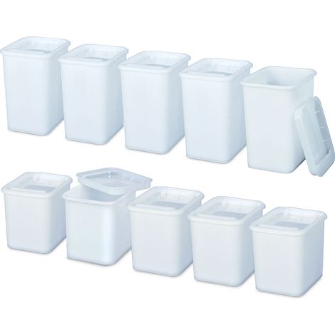 BRB Lot de 10 boîtes de Conservation avec Couvercle 5 x 2 l (1/2)