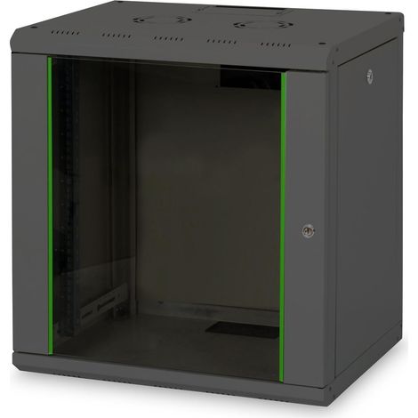 Digitus Armadio 12 Unita' Da Muro Linea Soho (a) 643 X (l) 600 X (p) 450 Mm. Colore Nero (1/3)