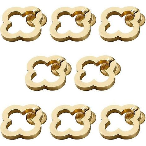 Juego de 8 muebles móviles, 50x50 mm, bronce Aliaj, Auriu (1/4)