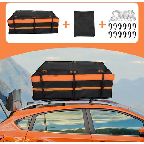 800D Waterproof Car Roof Box 566L with 6 Straps, Roof Bag with Anti-Slip Mat, Storage Bag for All Vehicles with/without Roof Rack (125 x 99 x 43 cm) (1/4)