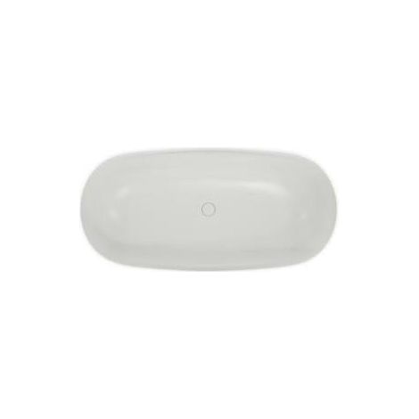 IS freistehende Duo-Badewanne Linda-X m.Ablauf, 1738x850x495mm Weiß (1/5)