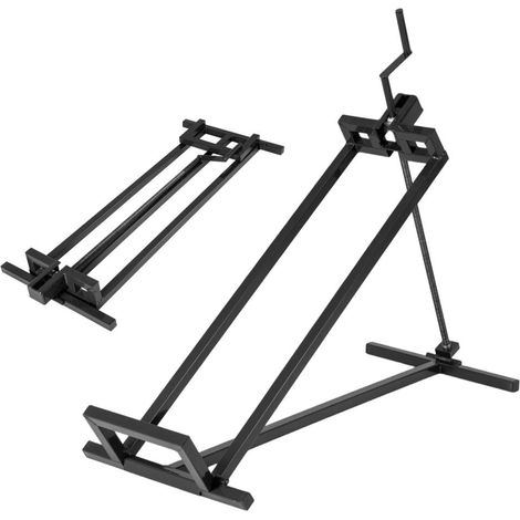 Entretien et nettoyage sous châssis faciles lève autoportée cric de levage robuste 400 kg angle réglable pliable (1/2)