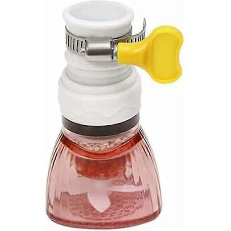 Purificateur d'eau réglable avec filtre anti-éclaboussures pour robinet de cuisine (rouge, lot de 5) (1/5)