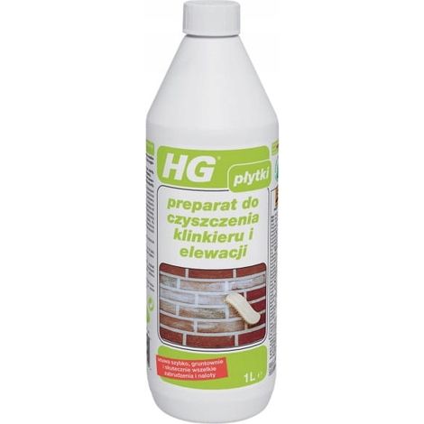 Liquide de nettoyage professionnel HG pour clinker et façades 1L (1/2)