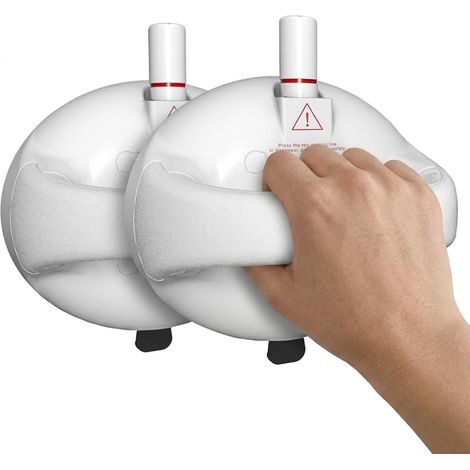 Ventouse de Poignée Douche, Barre d Appui de Douche Antiderapant, Barre de Maintien Douche, Sans perçage, Barres d'appui pour mur