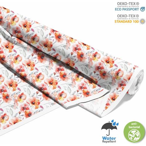 TESSUTI DECORATIVI PER ESTERNI OXFORD - Motivo Fiori I DX5113 (1/5)