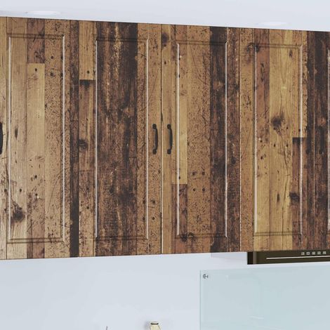 Küchenschrank mit Regal Altholz 80 x 31 x 100 cm Holzwerkstoff