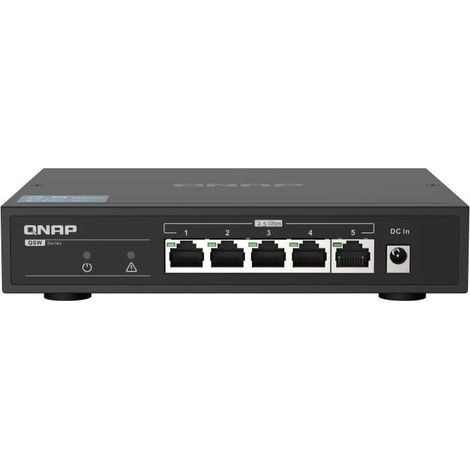Switch - QNAP - QSW-1105-5T - 5 ports 2,5 GbE. 802.3x (1/5)