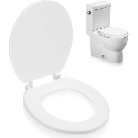 Abattant de toilette Healeved en mousse souple avec rembourrage épais et taille universelle pour sal