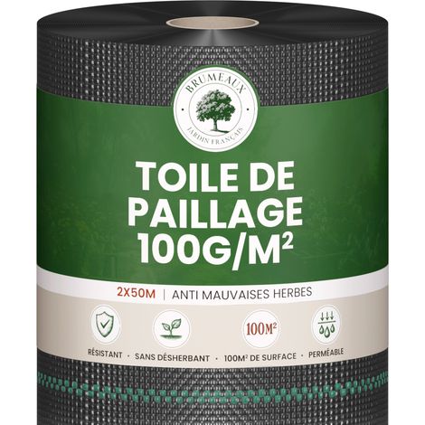 Toile de Paillage 2x50M 100g/m² (1/5)