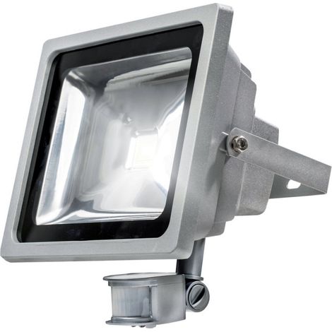 Spot con detector de movimiento 12 W, plata 50 wattsW 230 voltios - as – Schwabe
