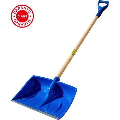 OUTILS PERRIN Pelle à neige et poussoir polypro 500x380 cm manche poignée plastique,pour le déneigement (1/2)
