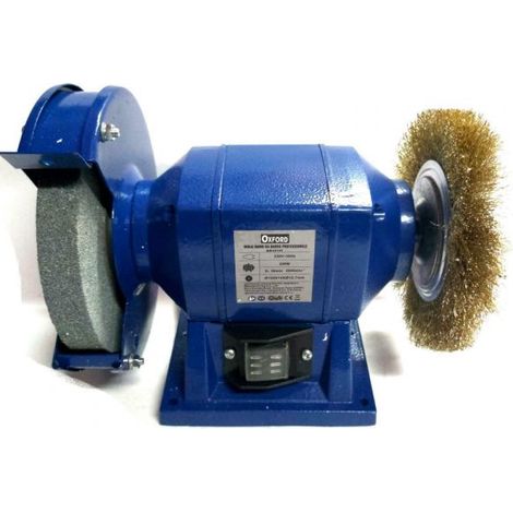 MOLA DA BANCO SMERIGLIATRICE COMBINATA MOLA CON SPAZZOLA PULITRICE ø150MM 250W (1/3)