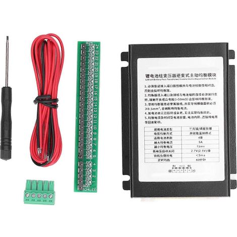 Aktiver Batterieausgleicher 5A 4S Zelleneinheit Spannungsausgleichsplatine Set Kit