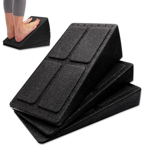 Set di pedane inclinate con 3 supporti per polpacci, pedana regolabile per esercizi di stretching, fisioterapia, allevia il dolore e l'infiammazione dei muscoli delle gambe. (1/5)
