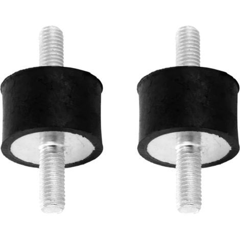2x Silentblöcke M6x18mm (Außengewinde) und 20x15mm (Antivibrations-Gummistoßdämpfer für Boote und Autos) (1/5)