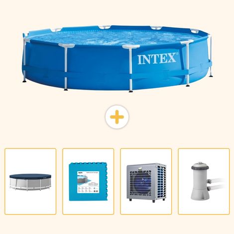 Intex Piscine Tubulaire Ronde - 366x76 cm - 5-pièces S79 (1/5)