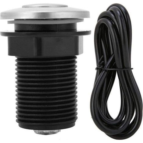 Interruttore ad aria indesiderato, interruttore automatico a pulsante + kit tubo pneumatico, 32 mm (1/4)