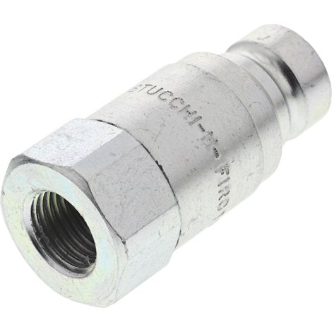 Raccord hydraulique rapide RS PRO, Mâle en Acier carbone 1/4pouces ( Prix pour 1 ) (1/2)