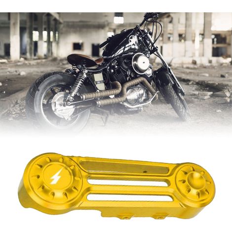 (Exklusiv für Südostasien) Modifikationsteile für VESPA Spring Sprint 150 GTS300GTV: Schwingenabdeckung, Stoßdämpferschutz vorne, goldfarben (1/5)