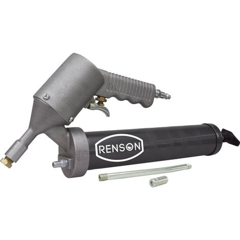 PISTOLET A GRAISSE PNEUMATIQUE COUP PAR COUP RIGIDE+AGRAFE RENSON