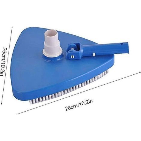 Brosse de nettoyage triangulaire pour aspirateur de piscine, outil de nettoyage de piscine (1/5)