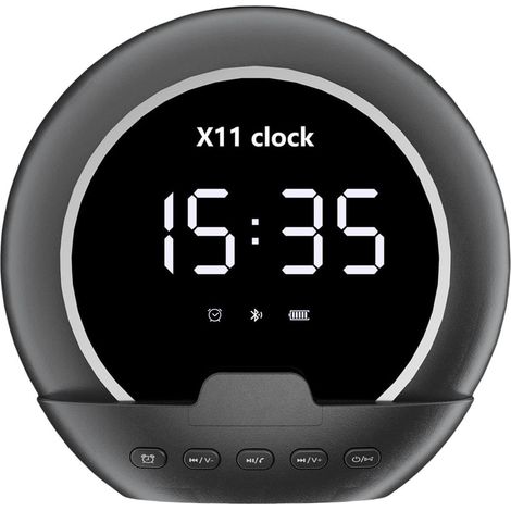 Enceinte Portable Sans Fil avec Réveil Petit Format Batterie (1/5)