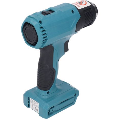 Pistolet thermique sans fil, à température réglable, portable et rechargeable, avec 4 embouts bleus (1/5)