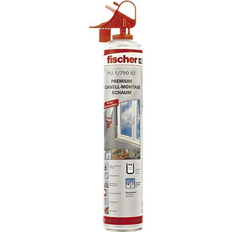 Mousse polyuréthane fischer schnellmontage- & brunnenschaum pu pro 750 b2 étanche insonorisante