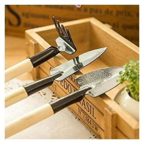 Mini Iron Shovel Planting Loose Soil Three-Piece Gardening Tool Set (1/4)