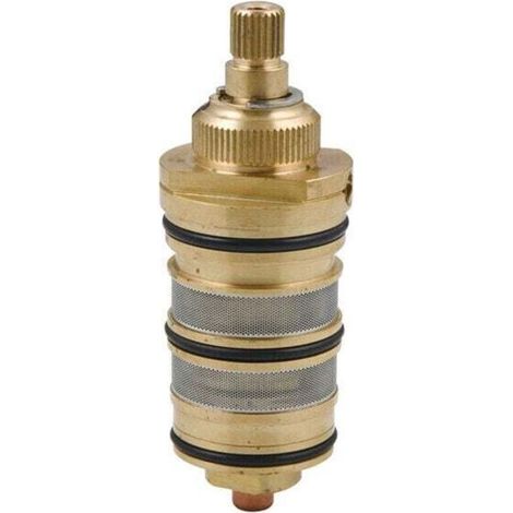 Thermostat-Duschmischer aus Messing mit Einsatz und Griff (1/5)