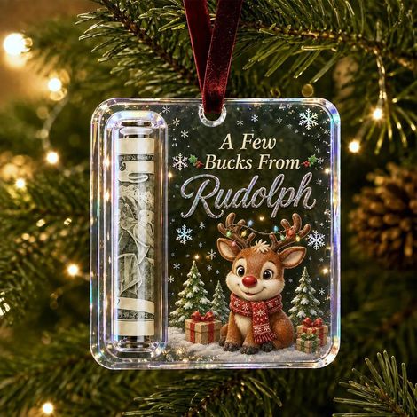 Porte-monnaie de Noël en acrylique transparent (1/5)