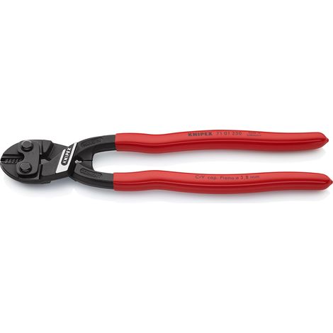 KNIPEX 71 01 250 SB CoBolt® XL Tronchese a doppia leva rivestiti in resina sintetica atramentata nera 250 mm (1/5)