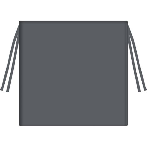 TIP Gartenstuhlkissen 40x40 grau, wasserdicht, abnehmbarer Bezug (1/5)