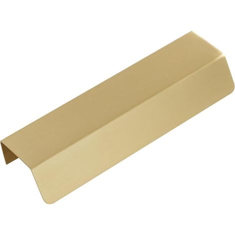 Lntyq Unsichtbare, verdeckte Möbelbeschläge, Schrankgriffe, Schubladengriffe aus goldenem Messing, Küchenschrankknöpfe, für Badezimmer, Schlafzimmer, Wohnzimmer-180 mm - 4 Stück (1/5)