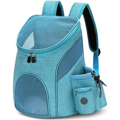 Sac de Transport pour Chien Petit Animaux pour Randonnée Voyage,36 x 31 x 45 cm, Pliable Portable Sac Dos Animaux Jusqu'à 6 KG Ble (1/4)