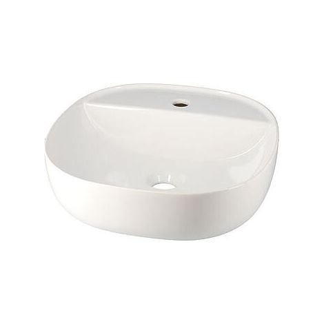 Vasque à poser Mapari lxhxp : 450x150x450mm avec trou de robinetterie (1/3)